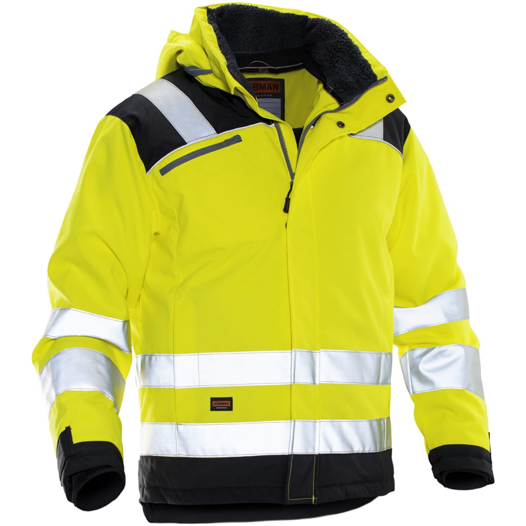 Vinterjakke Star Varsel 1347 Technical Gul/sort Jobman XXXL
