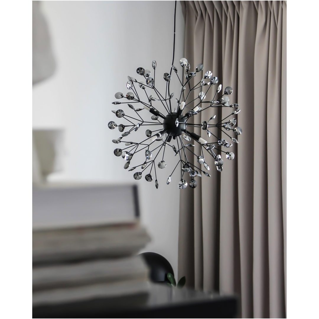 Viva Loftlampe, ANETA HOME Sokkel G9 Sort /Klar – billede 4