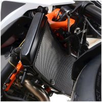 Water radiator guard Black KTM 890 Duke R R&G Racing