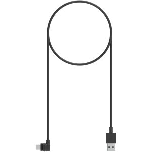 Weatherproof Wireless Charging Head USB Cable - Right Angle QUAD LOCK