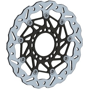 WK139L Front Left Brake Disc Wave Floating Kawasaki BRAKING