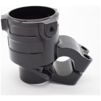 WORKS Right Fork Axle Holder - CNC - Black SHOWA