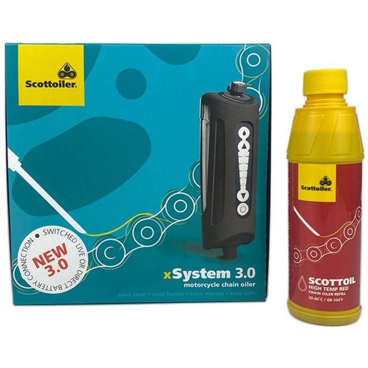Xsystem 3.0 + 250 ml Olie Højtemperatur Rød SCOTTOILER – billede 2
