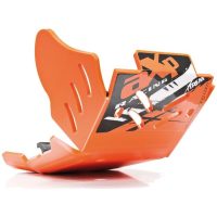 Xtrem HDPE Hasplåt Orange KTM250/350EXC-F 17- AXP Racing