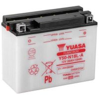 Yuasa YuMicron Batteri YB, Y50-N18L-A 12V 21.1Ah Hö PP